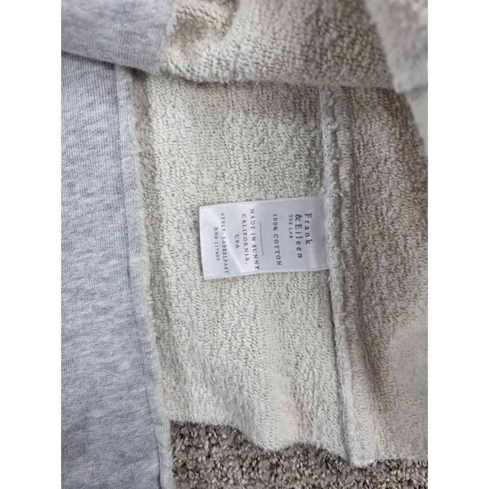 Frank & Eileen‎ Lab Belfast Gray Sweatshirt Blazer Jacket Double Breasted XS - Picture 5 of 8